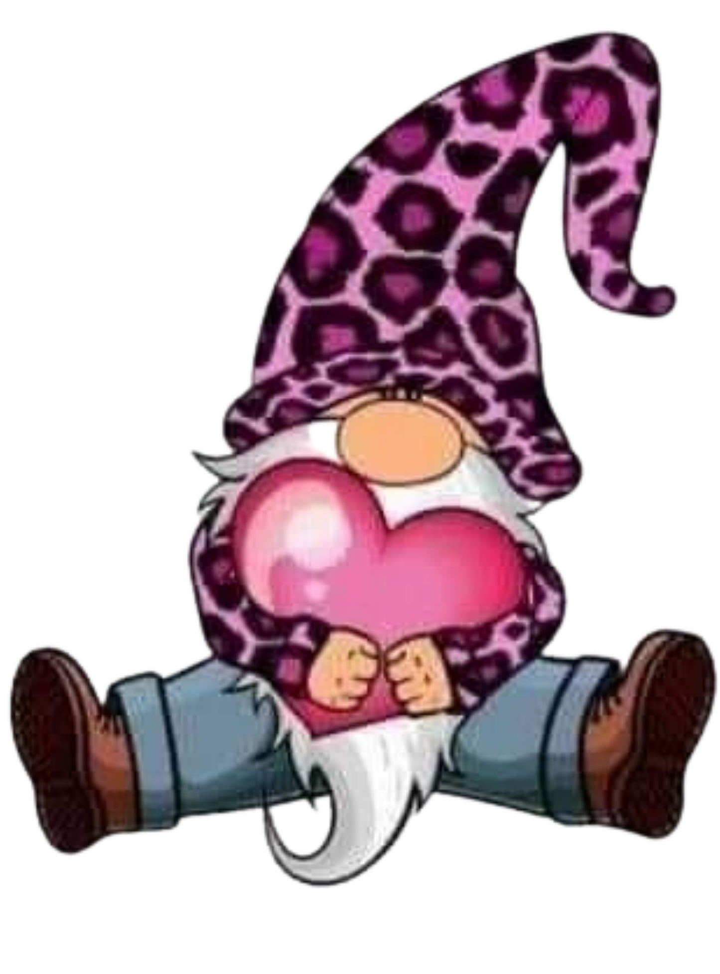 Gnome Heart Ready To Press Sublimation Transfer