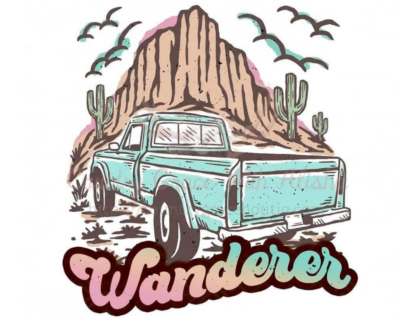 Wanderer Ready To Press Sublimation Transfer