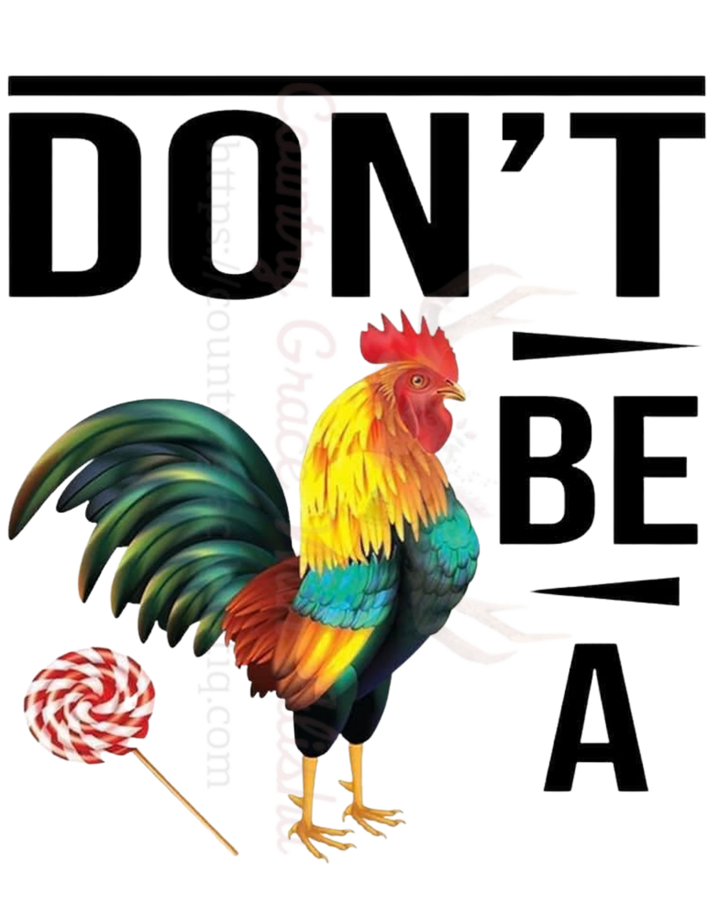 Chicken Ready To Press Sublimation Transfer