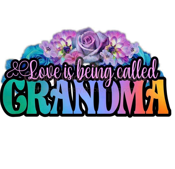 Grandma Floral Ready To Press Sublimation Transfer