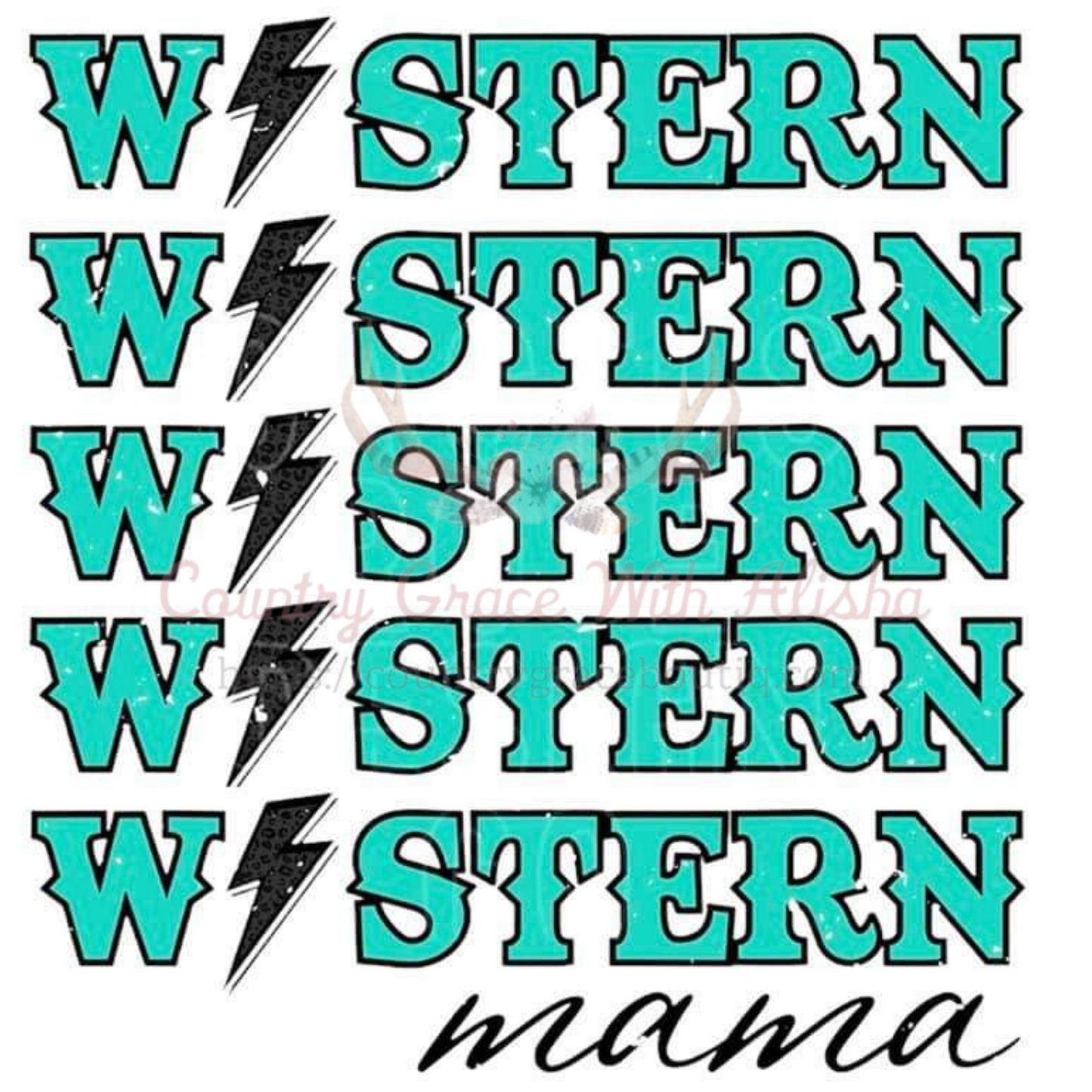 Western Mama Ready To Press Sublimation Transfer