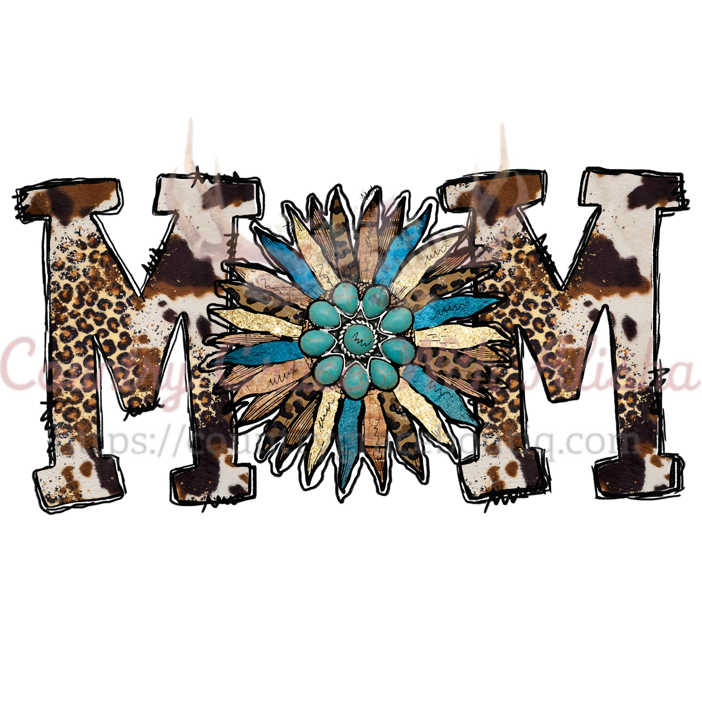 Western Mom Ready To Press Sublimation Transfer