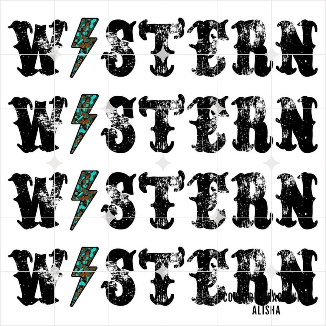 Western Ready to Press Sublimation Transfer