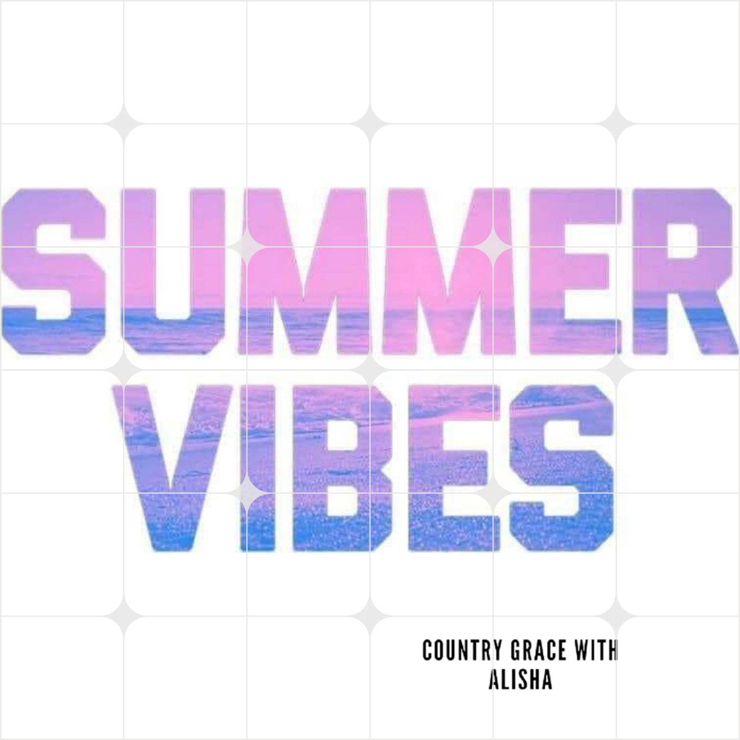Summer Vibes Ready to Press Sublimation Transfer