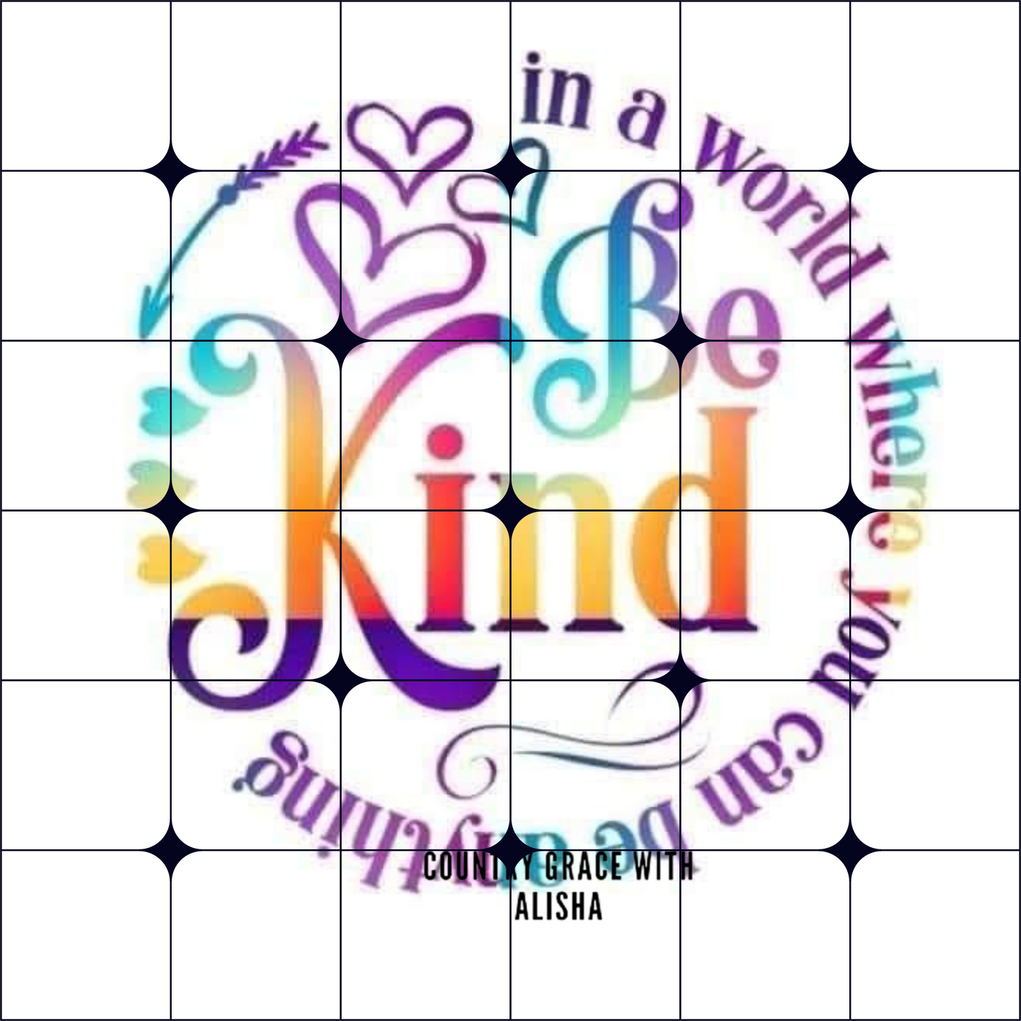 Be Kind Ready to Press Sublimation Transfer