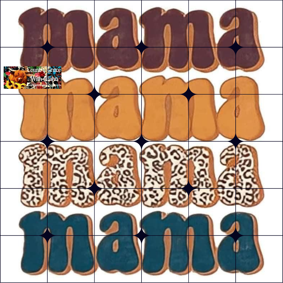 Mama Ready to Press Sublimation Transfer