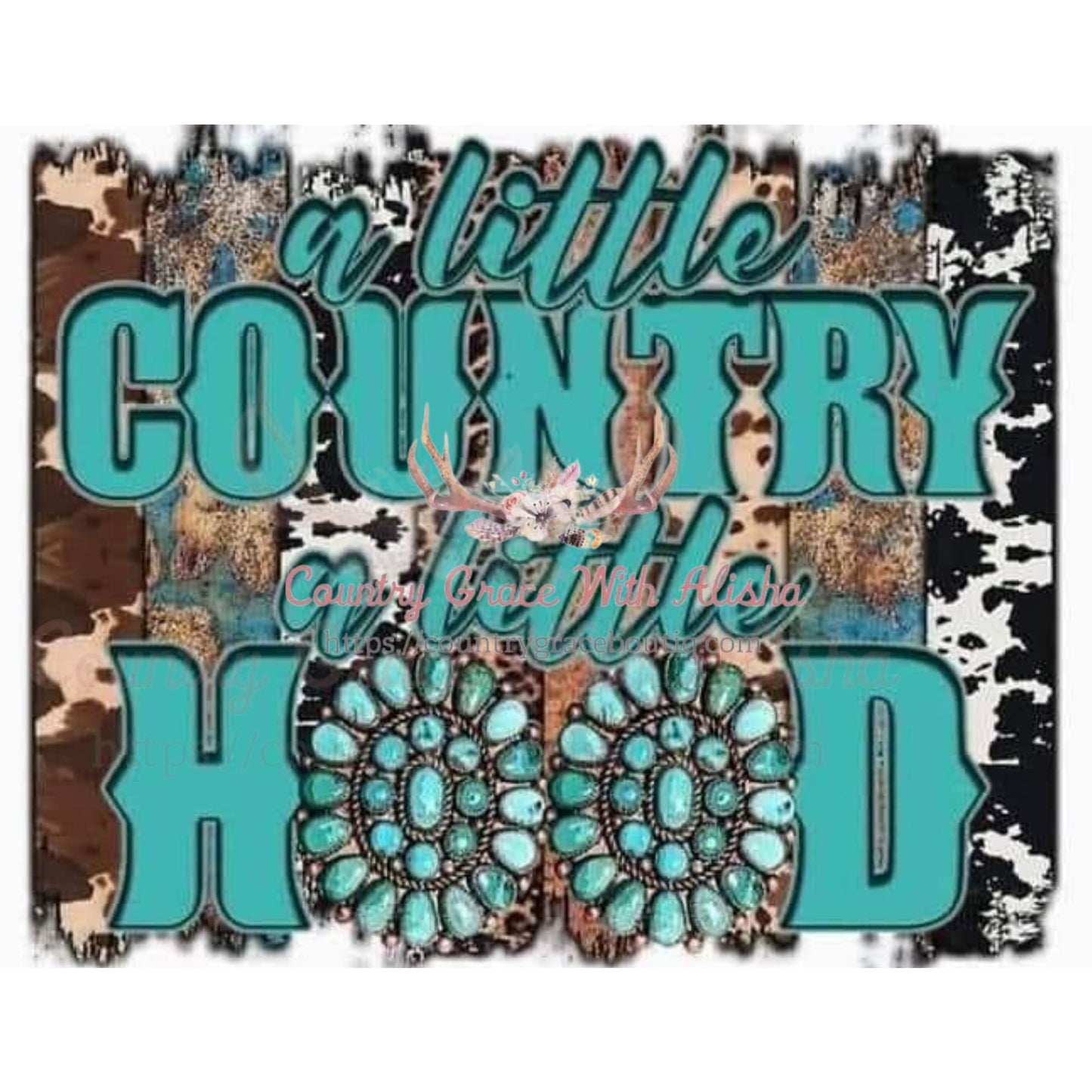 A Little Country Sublimation Transfer - Sub $1.50 Grace With