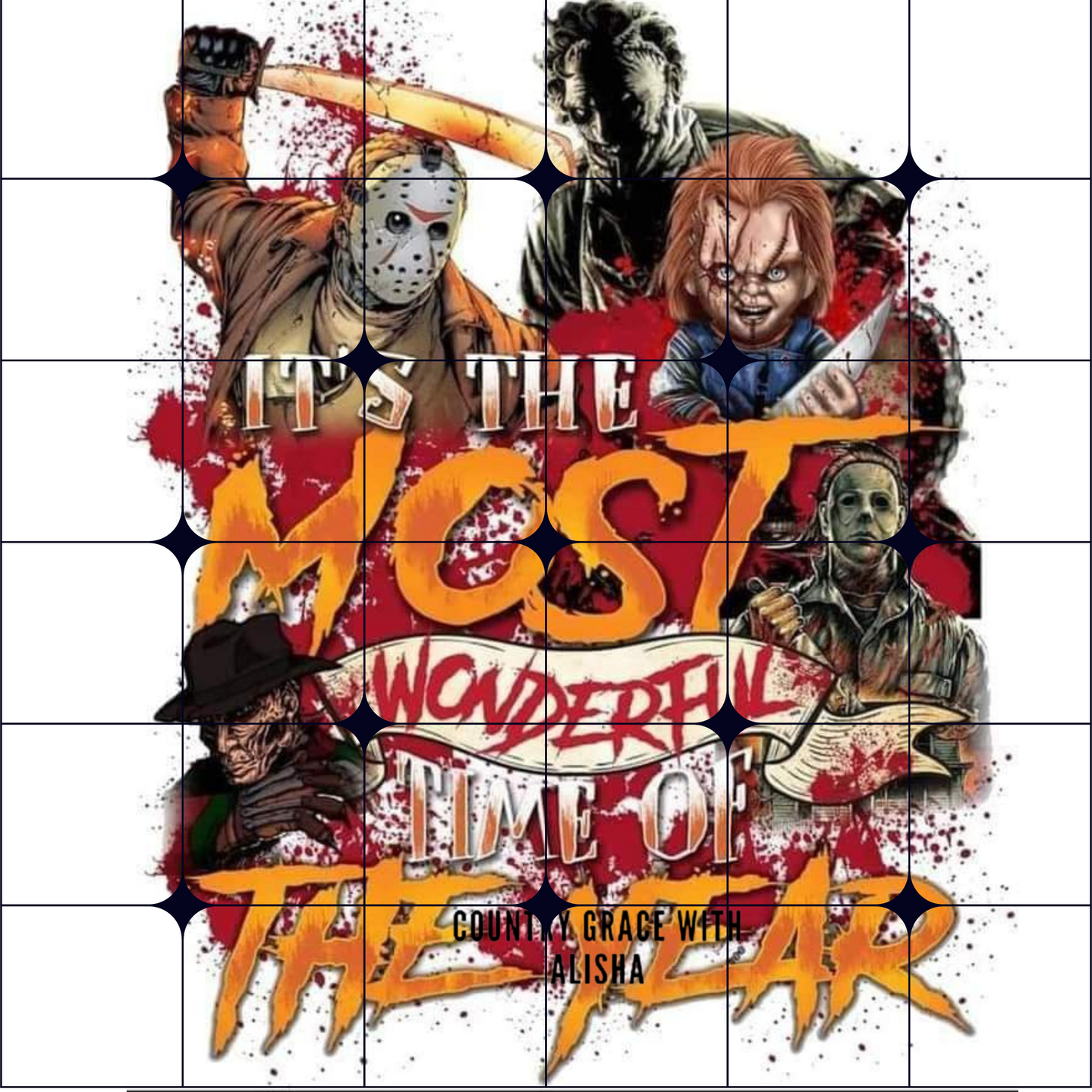 Most Wonderful Time Halloween Ready to Press Sublimation Transfer