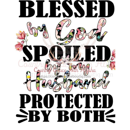 Blessed By God Sublimation Transfer - Sub $1.50 Country