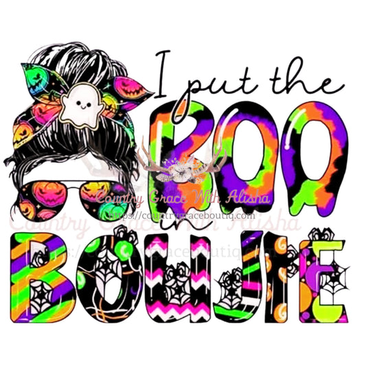 Boo Boujie Sublimation Transfer - Sub $1.50 Country Grace