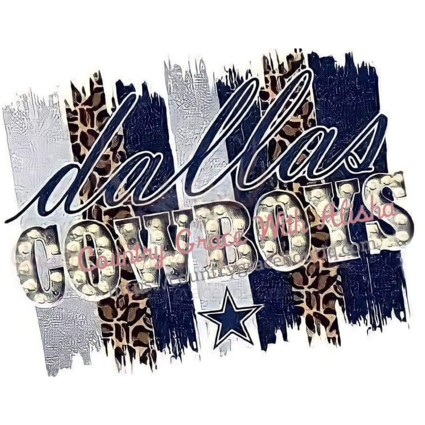 Dallas Cowboys Football Sublimation Transfer - Sub $1.50