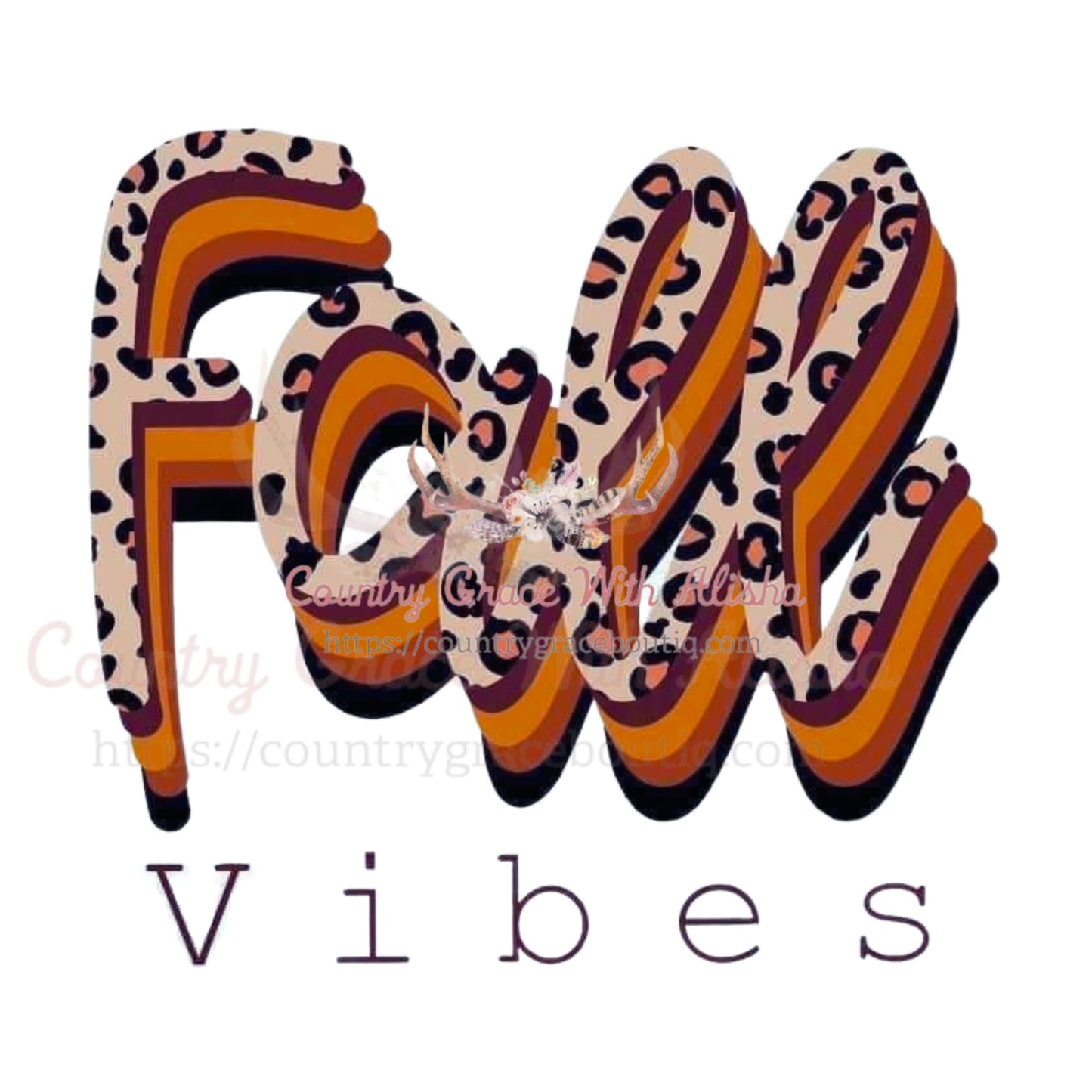 Fall Vibes Sublimation Transfer - Sub $1.50 Country Grace