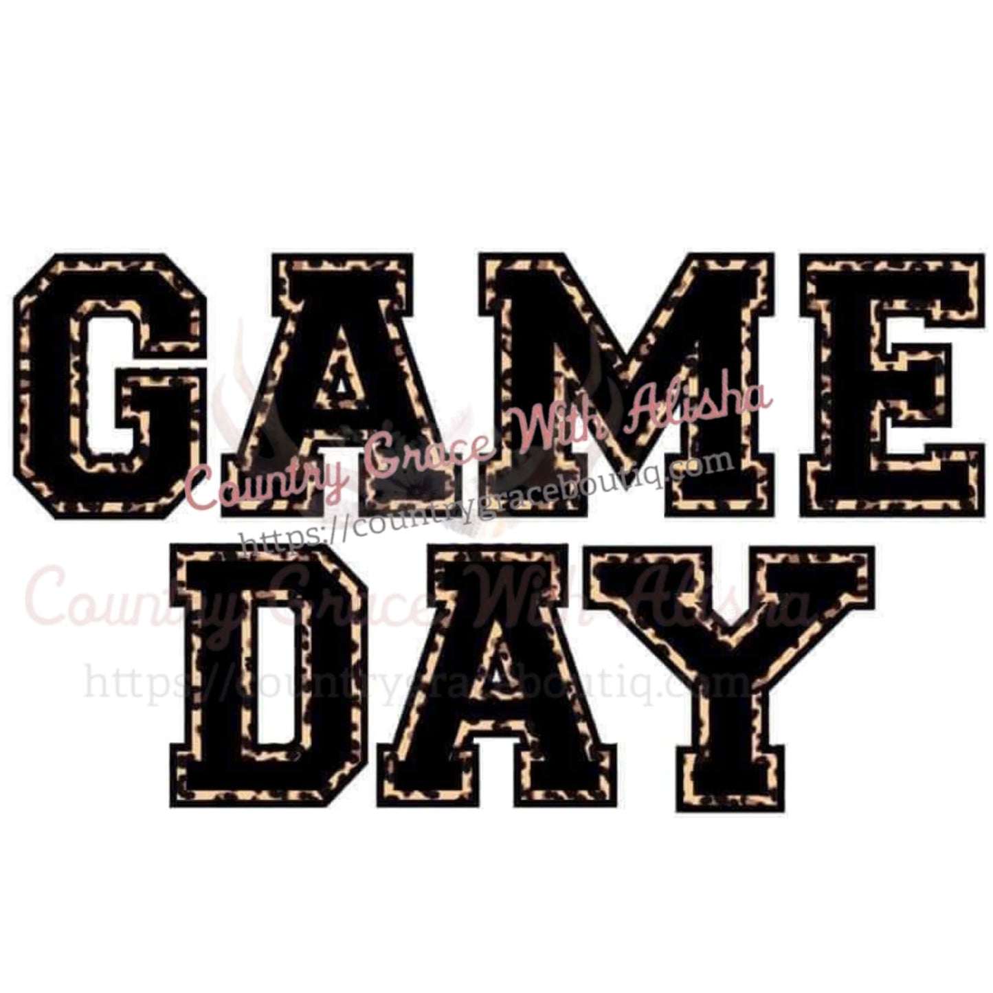 Game Day Leopard Sublimation Transfer - Sub $1.50 Country