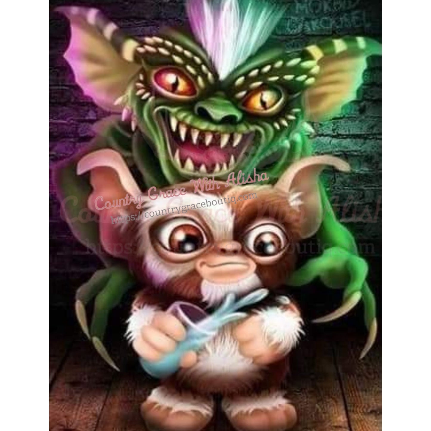 Gremlin Full Page Sublimation Transfer - Sub $2.50 Country