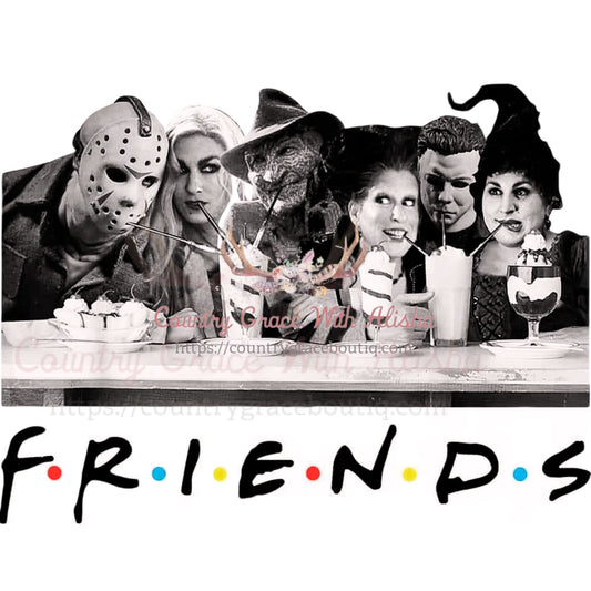 Halloween Friends Sublimation Transfer - Sub $1.50 Country