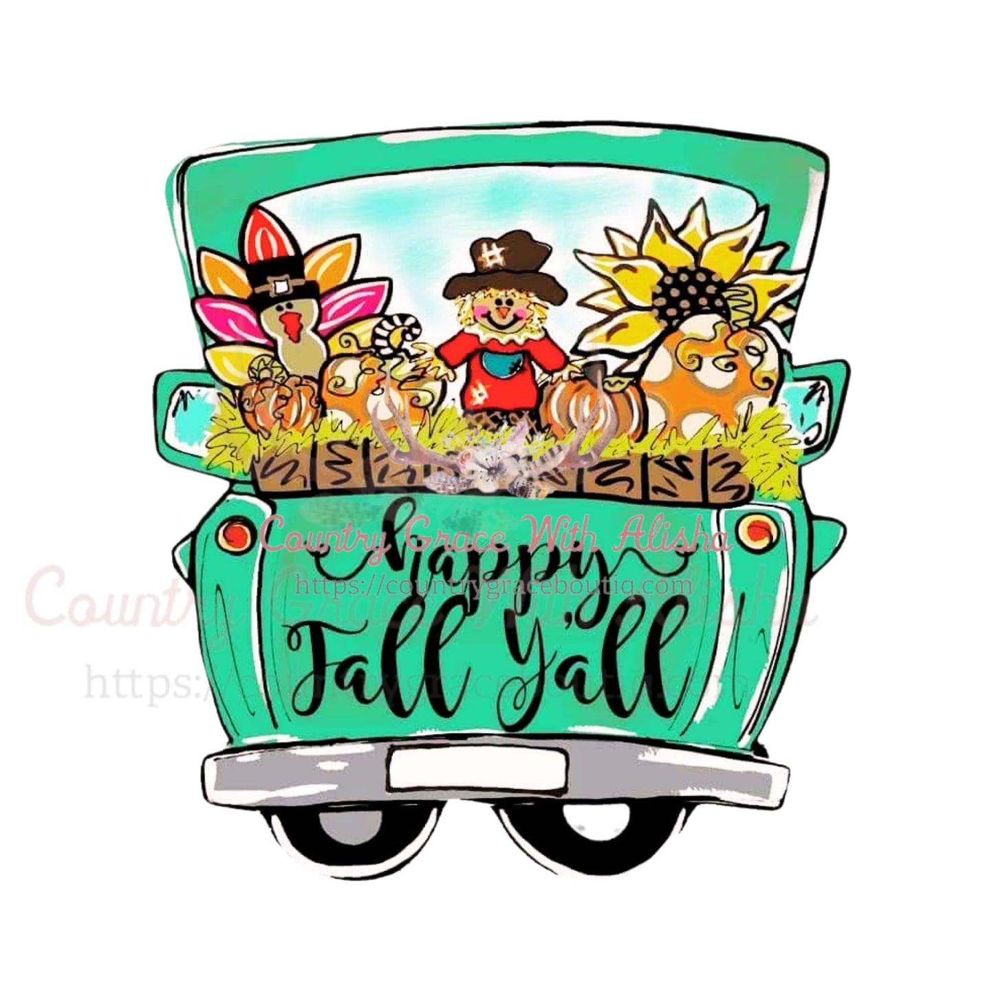 Happy Fall Sublimation Transfer - Sub $1.50 Country Grace