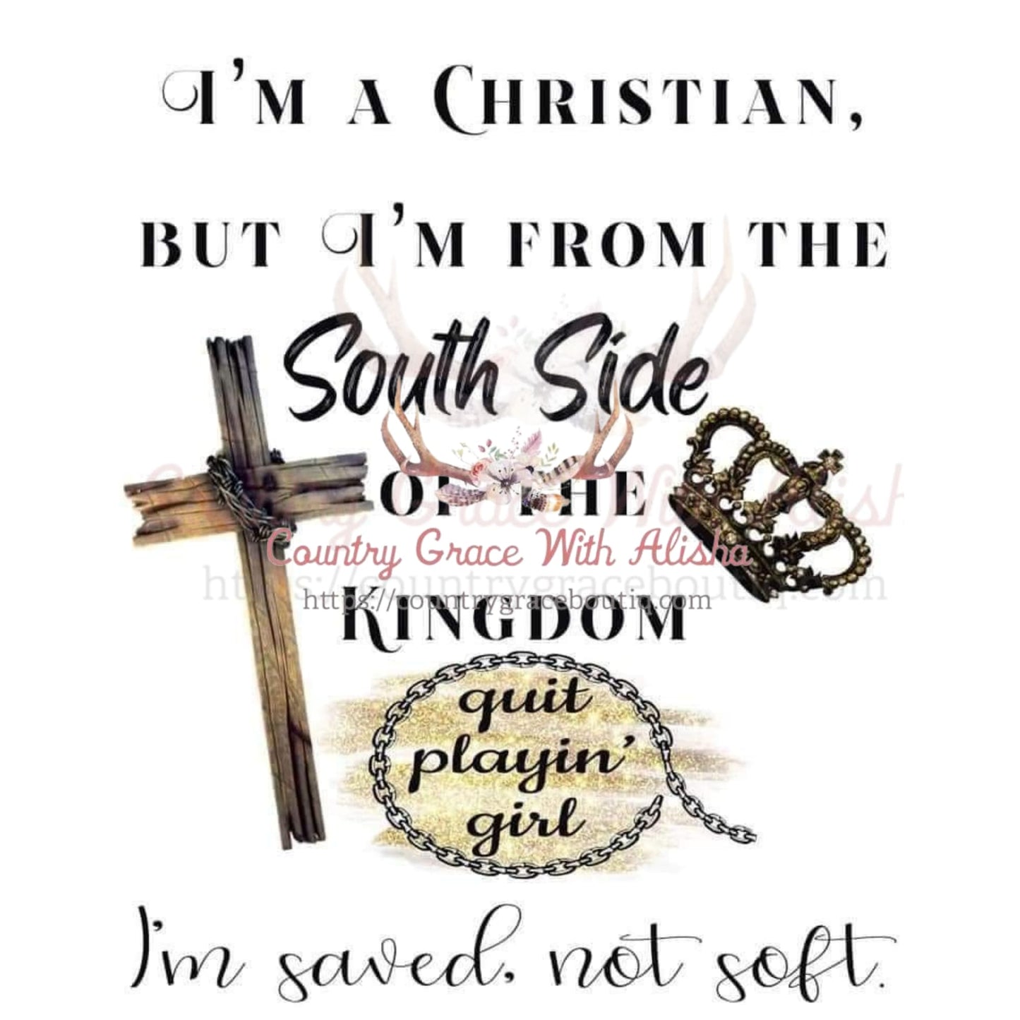 I’m A Christian Sublimation Transfer - Sub $1.50 Country