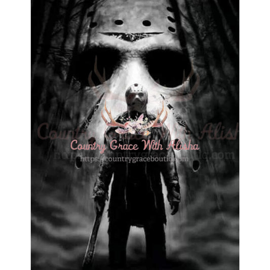 Jason Friday 13th Sublimation Transfer - Sub $2 Country