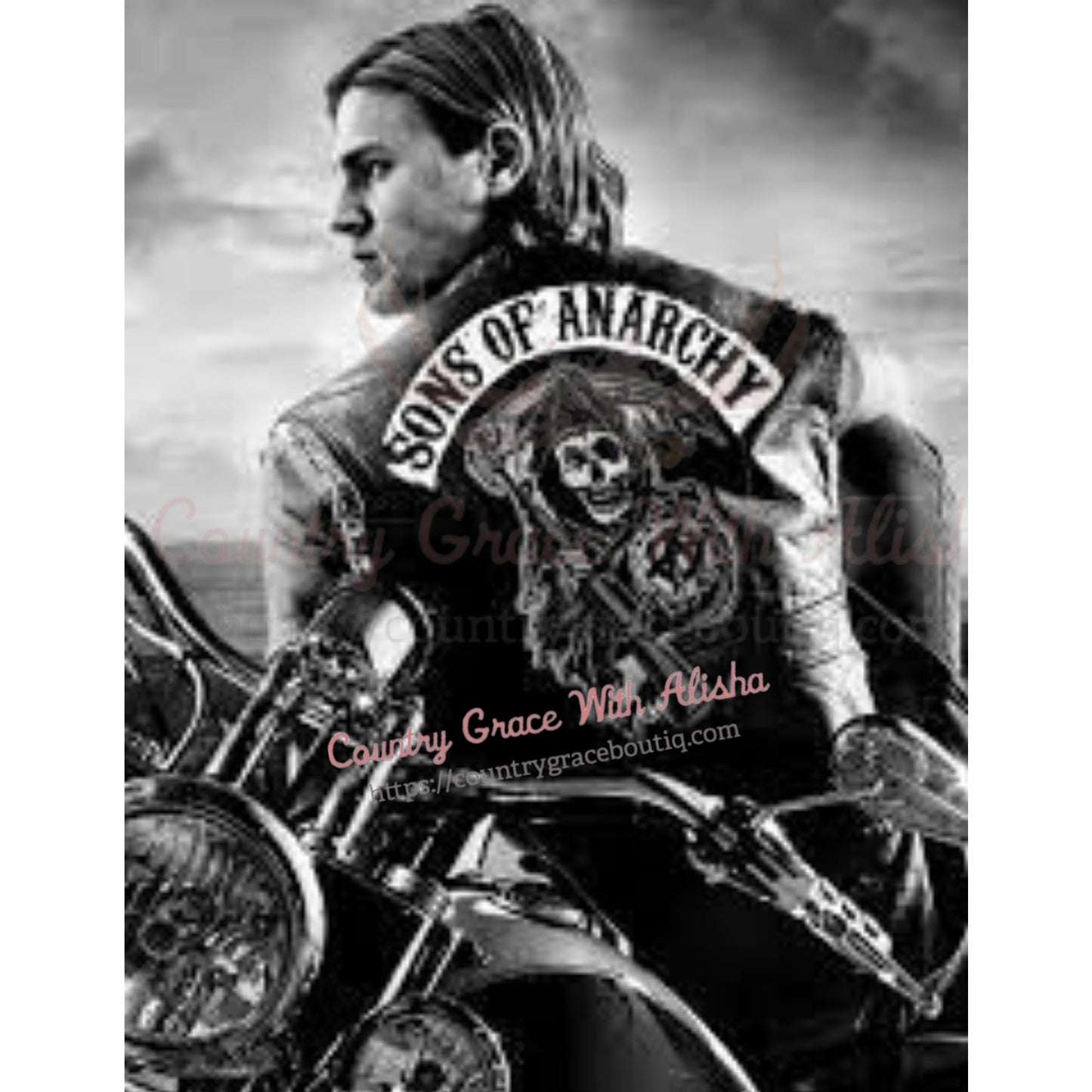 Jax Motorcycle Full Page Sublimation Transfer - Sub $2.50