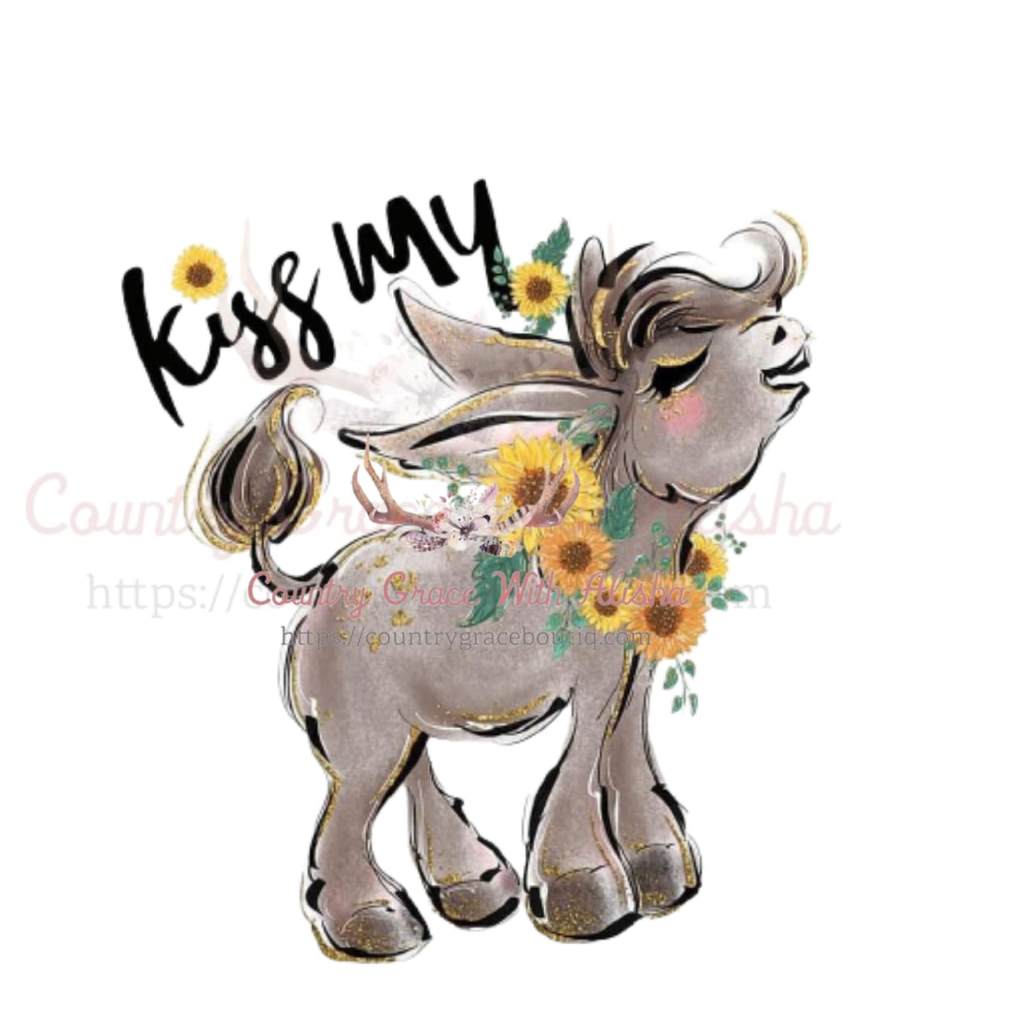 Kiss My Sublimation Transfer - Sub $1.50 Country Grace With