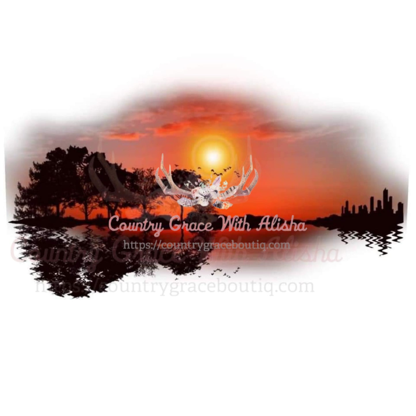 Lake Scene Sublimation Transfer - Sub $1.50 Country Grace