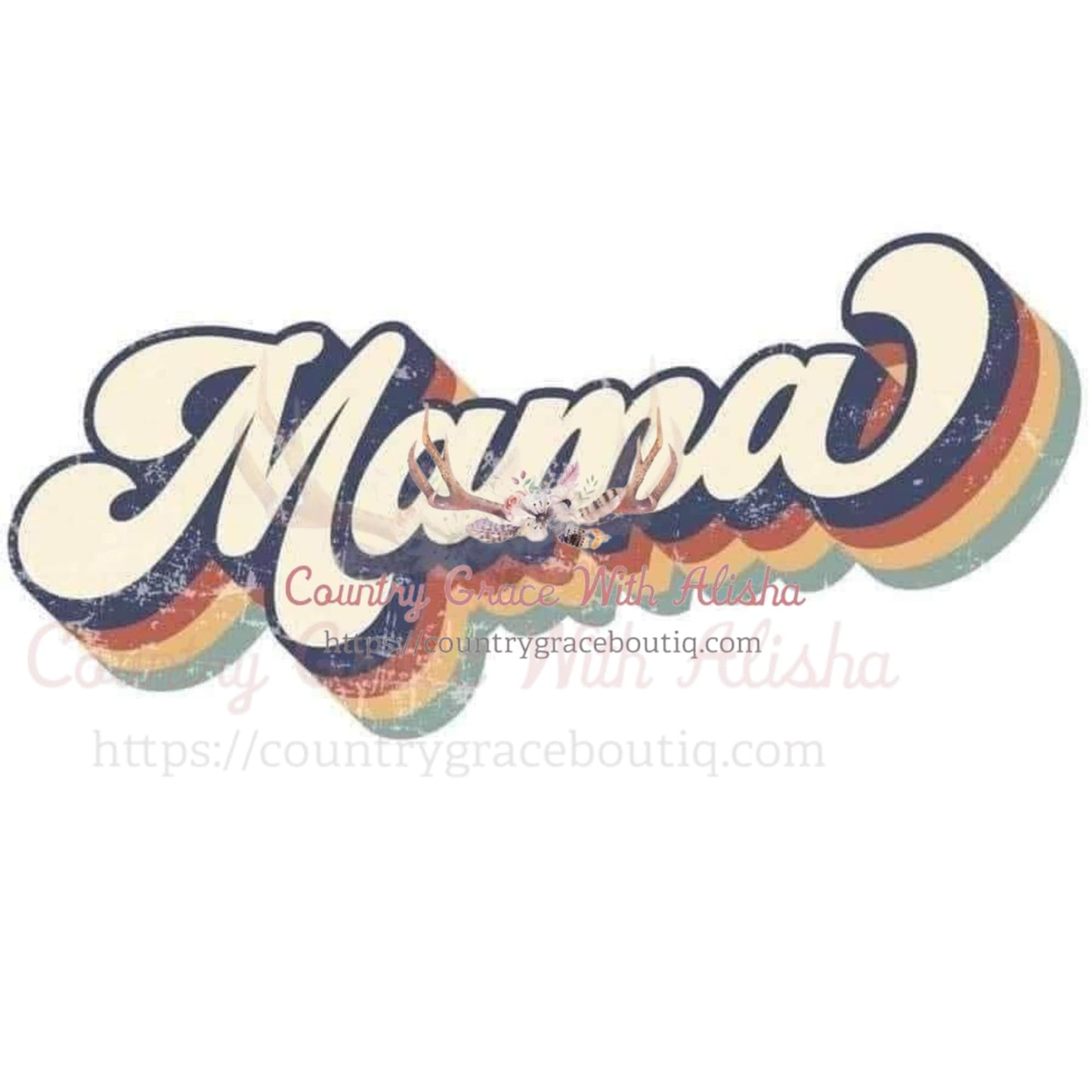 Mama Rainbow Sublimation Transfer - Sub $1.50 Country Grace