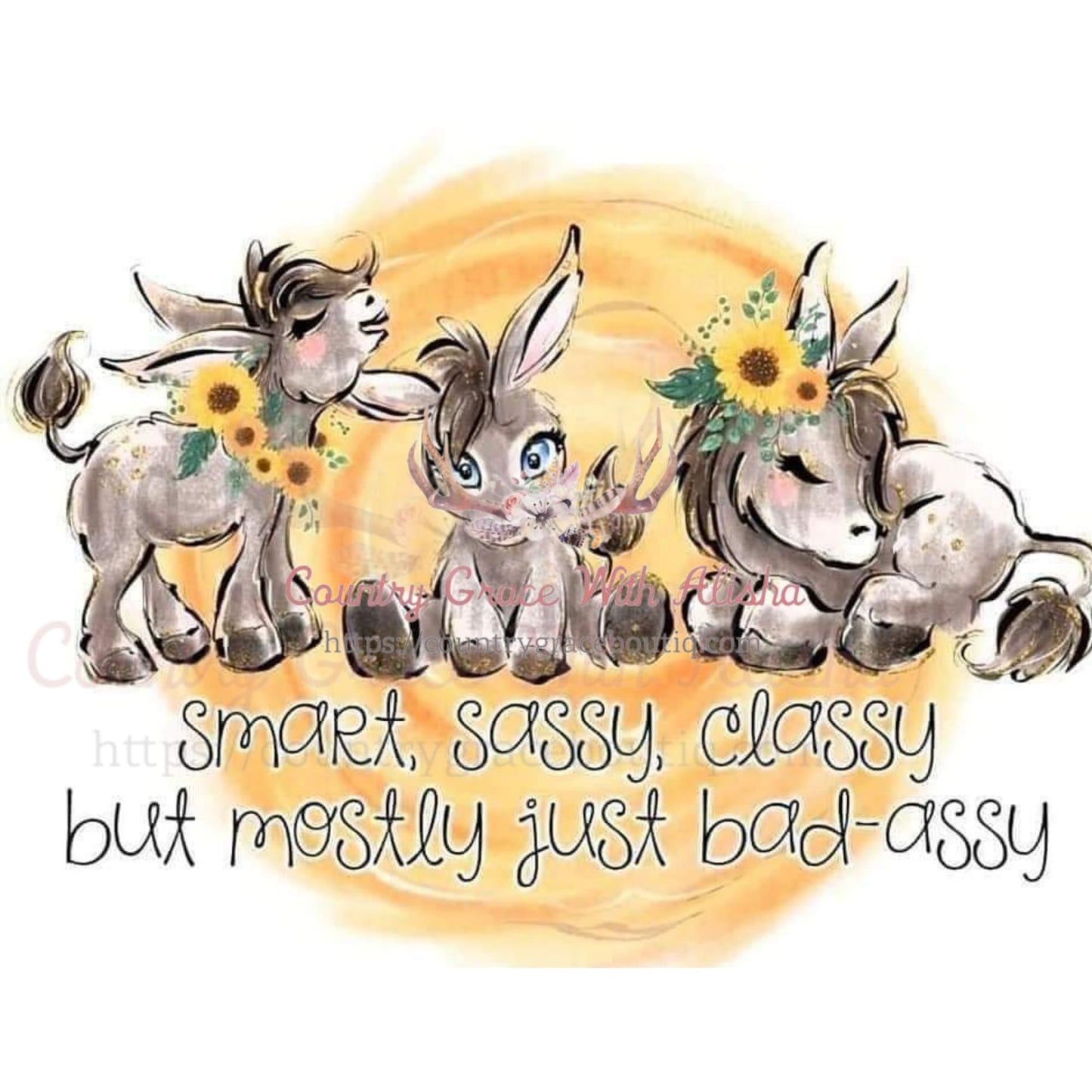 Smart Sassy Classy Sublimation Transfer - Sub $1.50 Country