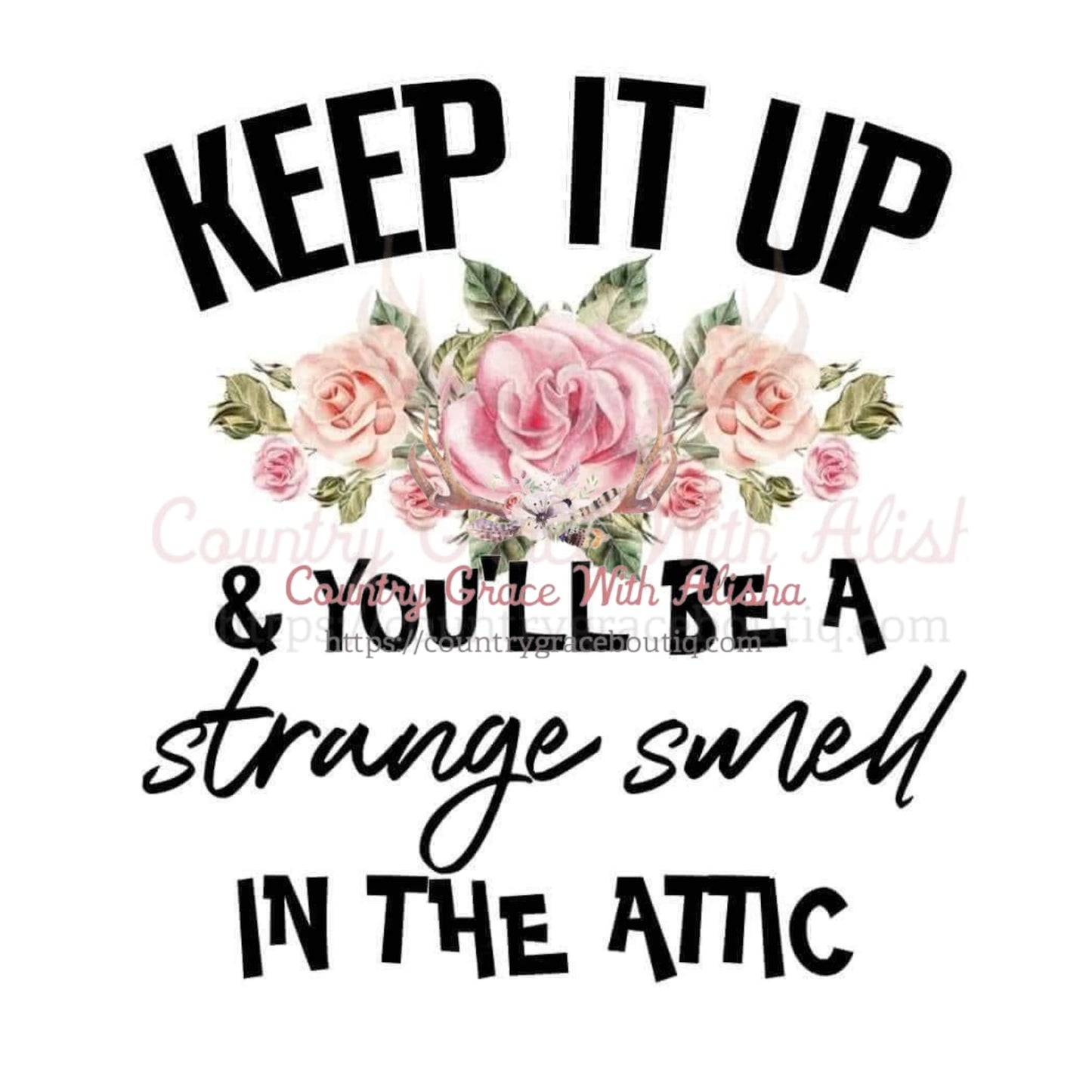 Strange Smell In The Attic Sublimation Transfer - Sub $1.50