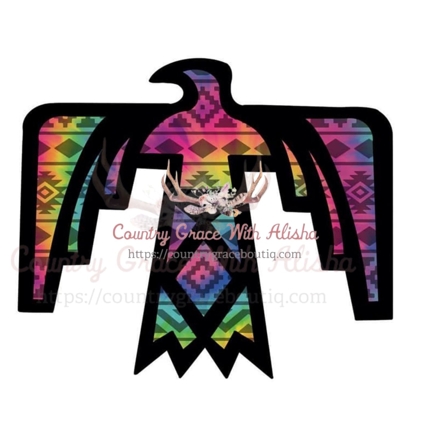 Thunder Bird Rainbow Sublimation Transfer - Sub $1.50