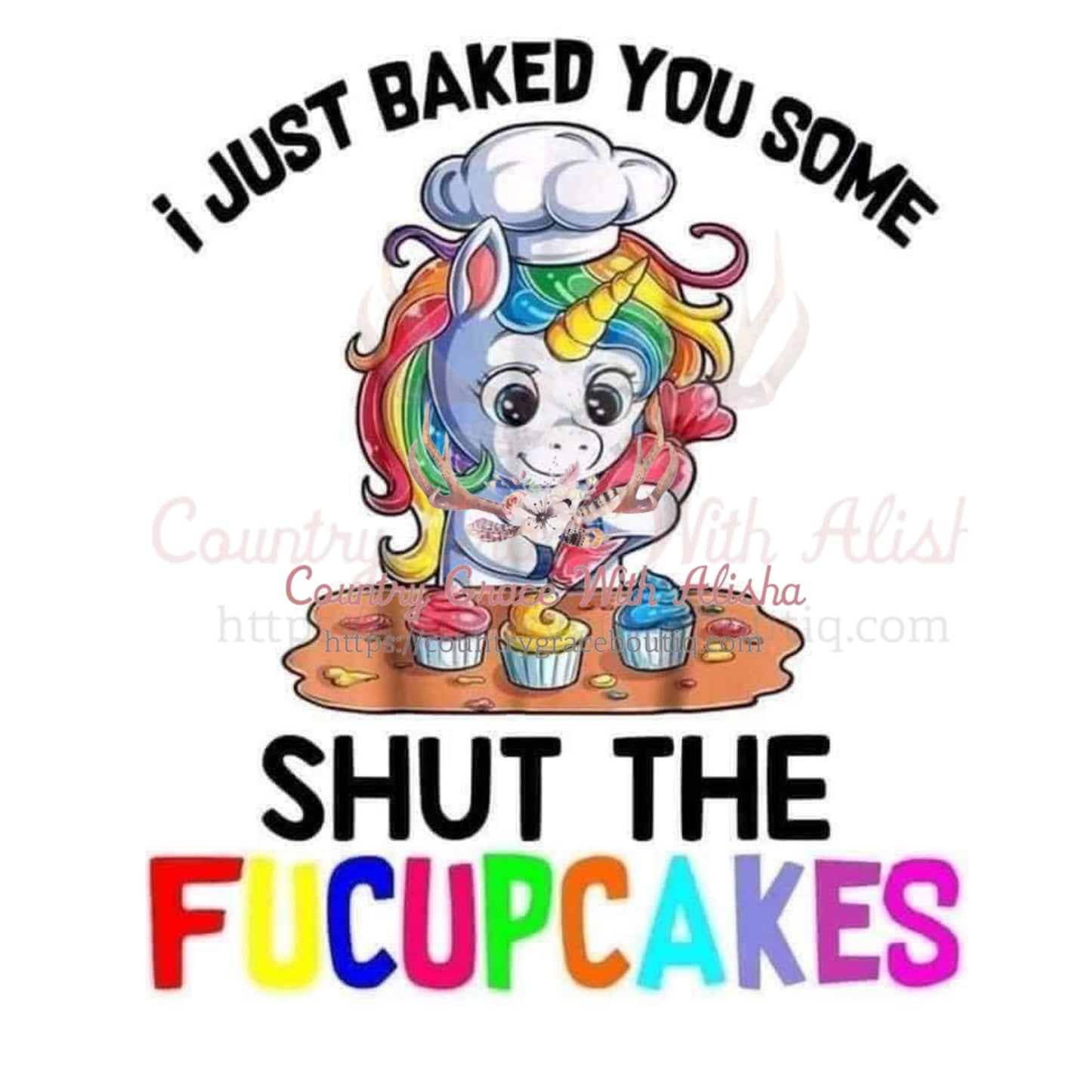 Unicorn Baked Sublimation Transfer - Sub $1.50 Country Grace