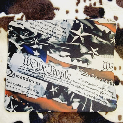We The People Flag Mouse Pad