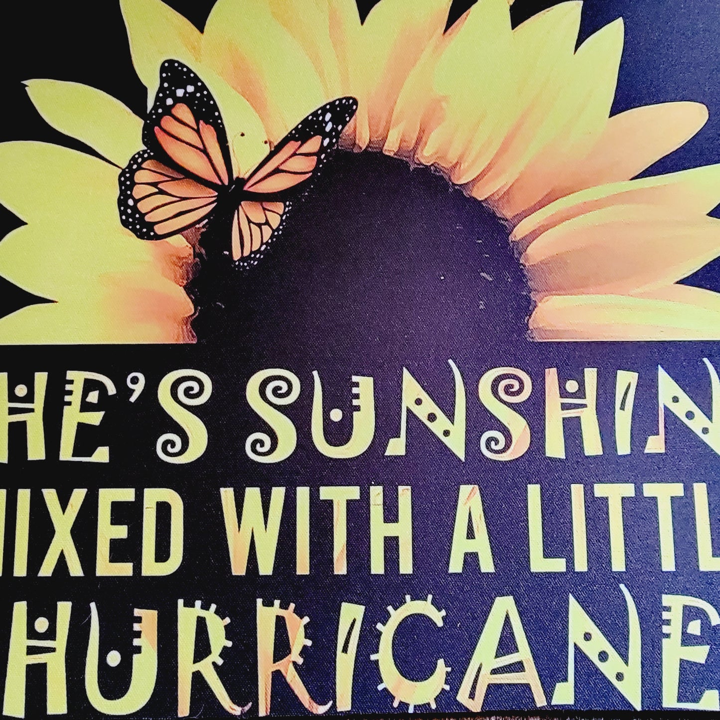 Sunshine And Hurricane Sunflower Mouse Pad