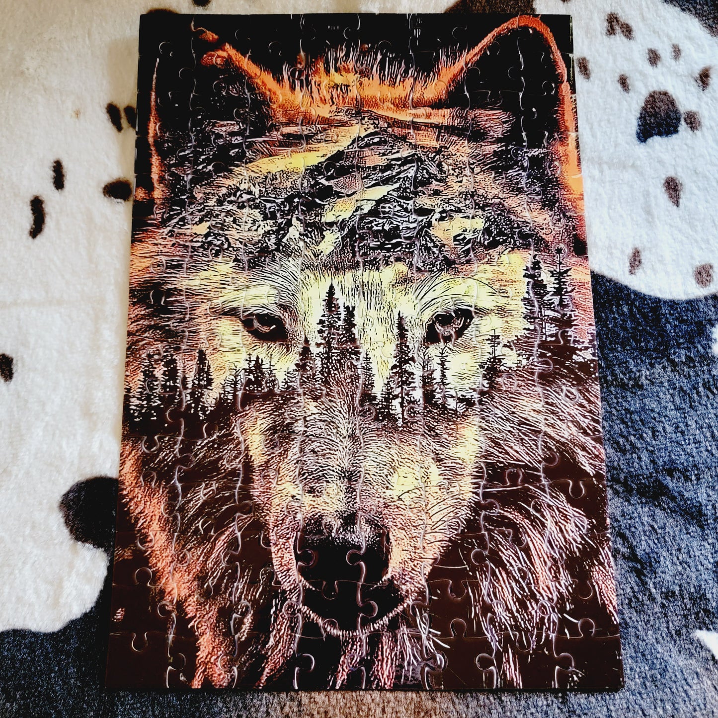 Wilderness Wolf 120 Piece Handmade Jigsaw Puzzle