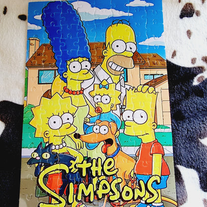 The Simpsons 120 Piece Handmade Jigsaw Puzzle