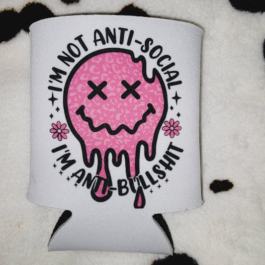 Antisocial Can Cooler Drink Holder Koozie