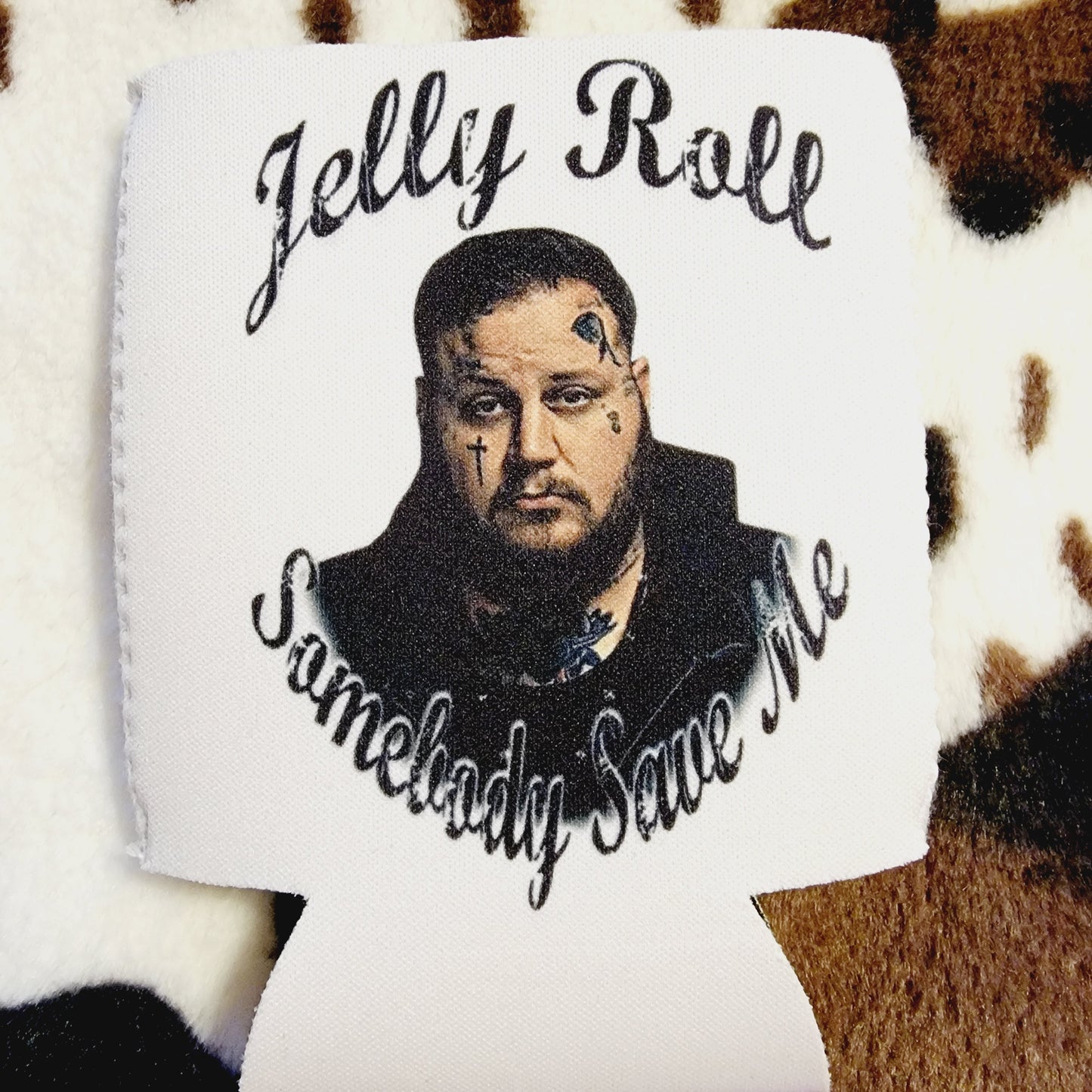 Jelly Roll Can Cooler Drink Holder Koozie
