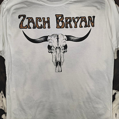 Zack Bryan Bull Skull Graphic T-Shirt