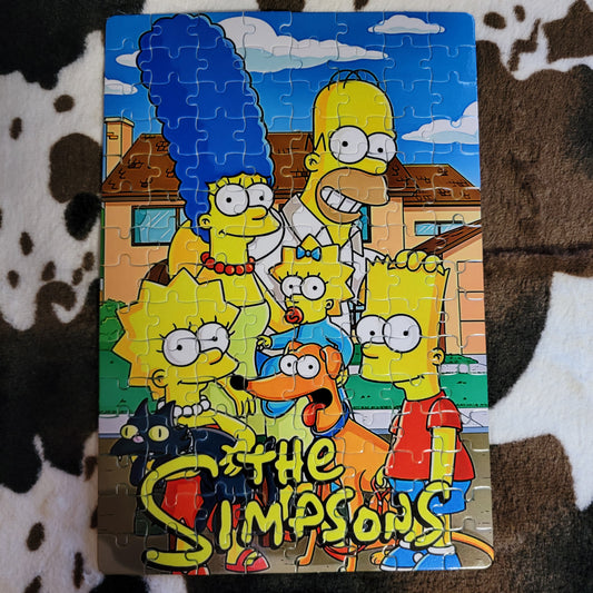 The Simpsons 120 PC Handmade Jigsaw Puzzle
