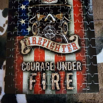 Firefighter 120 PC Handmade Jigsaw Puzzle
