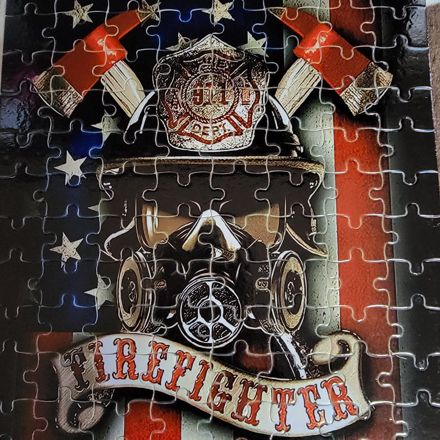 Firefighter 120 PC Handmade Jigsaw Puzzle