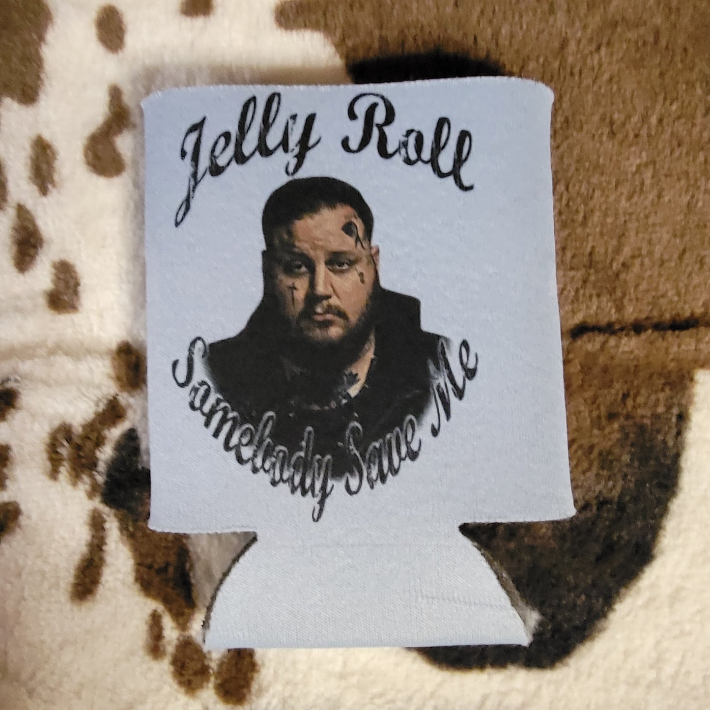 Jelly Roll Can Cooler Drink Holder Koozie