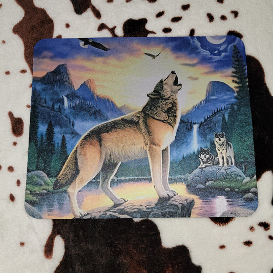Wolf Wilderness Mouse Pad