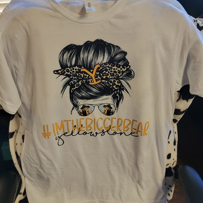 Yellowstone Beth Messy Bun T-Shirt Graphic Tee