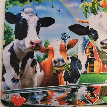 Cows On The Farm Mouse Pad