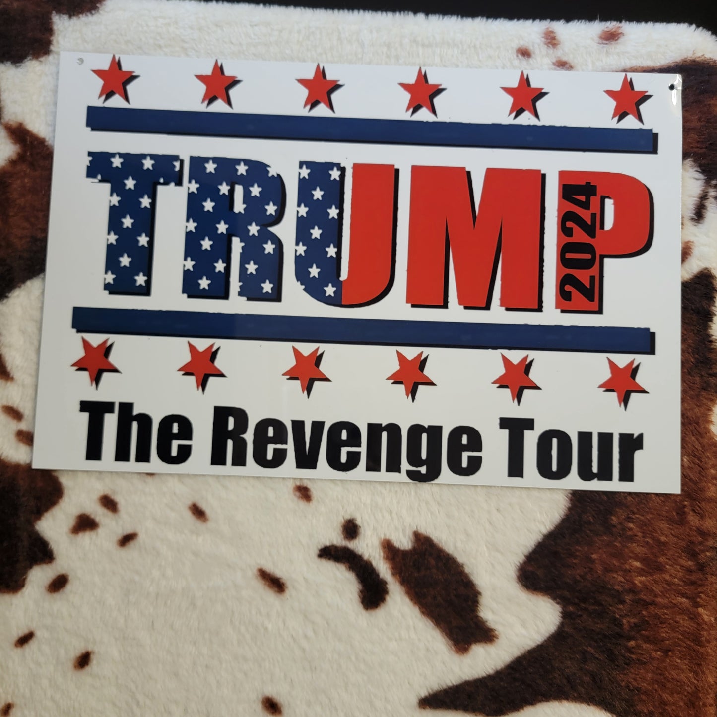 Trump Revenge Tour Metal Sign