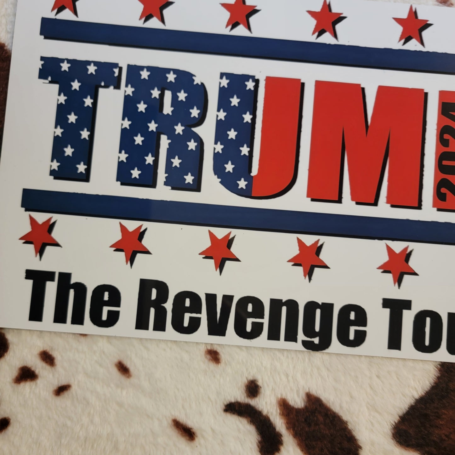 Trump Revenge Tour Metal Sign