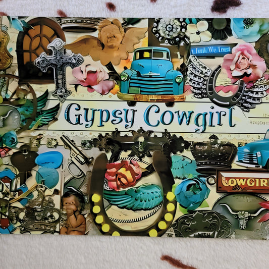 Gypsy Cowgirl Metal Sign