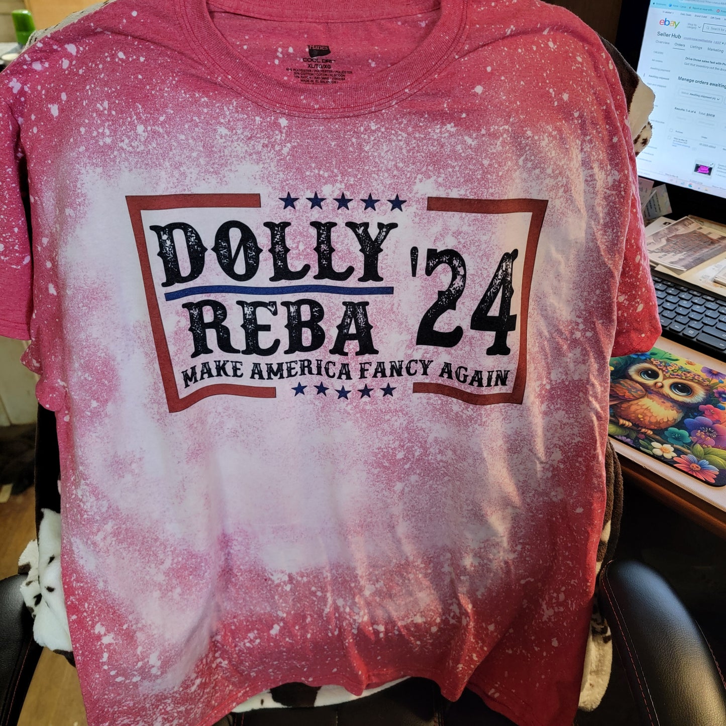 Dolly Reba 2024 Bleached Short Sleeve T-Shirt