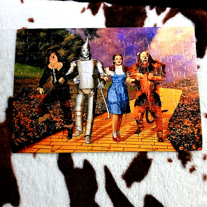 Wizard Of Oz Yellow Brick Road 120 PC Handmade Jigsaw Puzzle