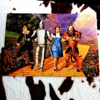 Wizard Of Oz Yellow Brick Road 120 PC Handmade Jigsaw Puzzle